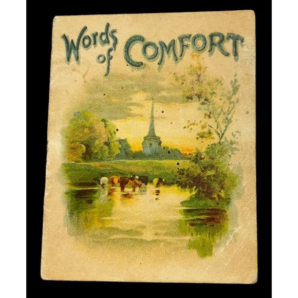 Other - Vintage Golden Proverbs Daily Bible Verse Mini Booklet Words of Comfort 31 Days